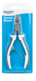 Equate Stainless Steel Toenail Nipper for Ingrown Toenails & Adult Nail Health, 1 Count